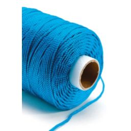 OX Pro Tough  Nylon Braided Builders Line Blue (Cyan) 105m