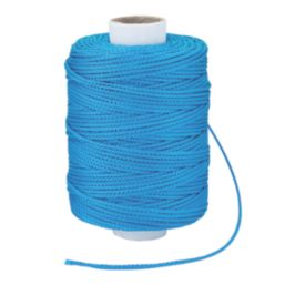 OX Pro Tough  Nylon Braided Builders Line Blue (Cyan) 105m