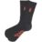 Scruffs  Worker Socks Black 10-13 3 Pairs