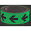 Nite-Glo Directional Arrow Tape Green & White 10m x 40mm