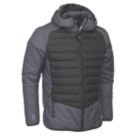 JCB D+22  Lightweight Padded Jacket with Geo Therm Technology Grey / Black Medium 44" Chest