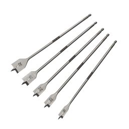 Erbauer  Hex Shank  Flat Wood Drill Bit Set 5 Pcs