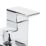 Bristan Cobalt Chrome 123mm Deck Mounted Dual Control Manual Shower Mixer Tap