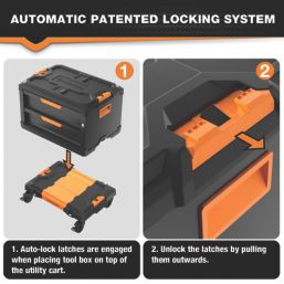 Magnusson Clikstor 2-Drawer Stackable Tool Chest 20½"