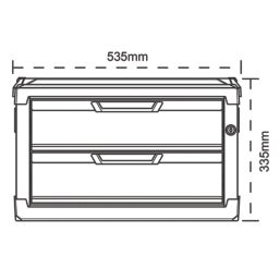 Magnusson Clikstor 2-Drawer Stackable Tool Chest 20½"