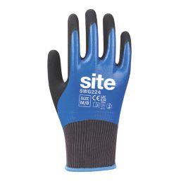 Site  Grip Gloves Blue / Black X Large