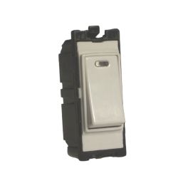 Varilight PowerGrid 20AX Grid DP Control Switch White with Neon with Colour-Matched Inserts