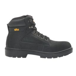 Site Marble Size 8  Black  Water-Resistant Steel Toe Cap Safety Boots