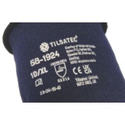 Tilsatec  ESD Gloves Blue / Black Medium 1 Pair