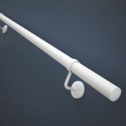 Rothley  Steel Handrail Kit Matt White  1200mm