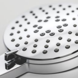 Croydex Edessa Aqua Air Water-Saving Shower Handset Chrome 105mm x 248mm