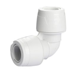 Hep2O  Plastic Push-Fit Equal 90° Keyless Elbow 15mm 10 Pack