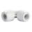 Hep2O  Plastic Push-Fit Equal 90° Keyless Elbow 15mm 10 Pack