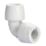 Hep2O  Plastic Push-Fit Equal 90° Keyless Elbow 15mm 10 Pack