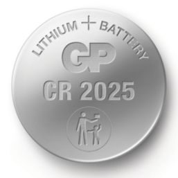GP Batteries CR2025 3V Coin Cell Lithium Batteries 4 Pack