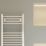 Flomasta 800mm x 400mm 675BTU Chrome Flat  Towel Radiator