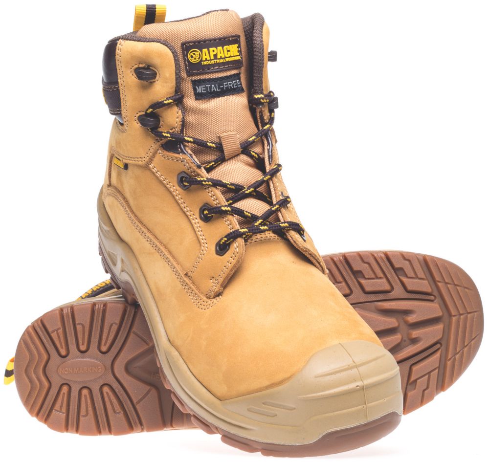 Apache steel toe cap boots sale