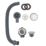Highlife Bathrooms Push Button Bath Waste Chrome