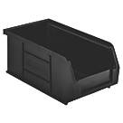 Barton TC2 Semi-Open-Fronted Recycled Storage Containers  Black 20 Pack