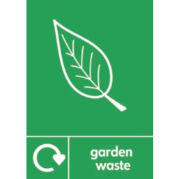 Essentials  Garden Waste Recycling Sign 297mm x 210mm