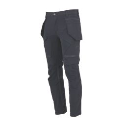 Site Varnik Stretch Work Trousers Black 34" W 32" L