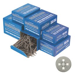 Silverscrew  PZ Double-Countersunk Woodscrews Trade Pack 1400 Pcs