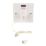 Essentials  45A 1-Way Pull Cord Switch White with Neon