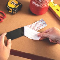 Velcro Brand  Black Heavy Duty Stick-On Tape 2.5m x 50mm