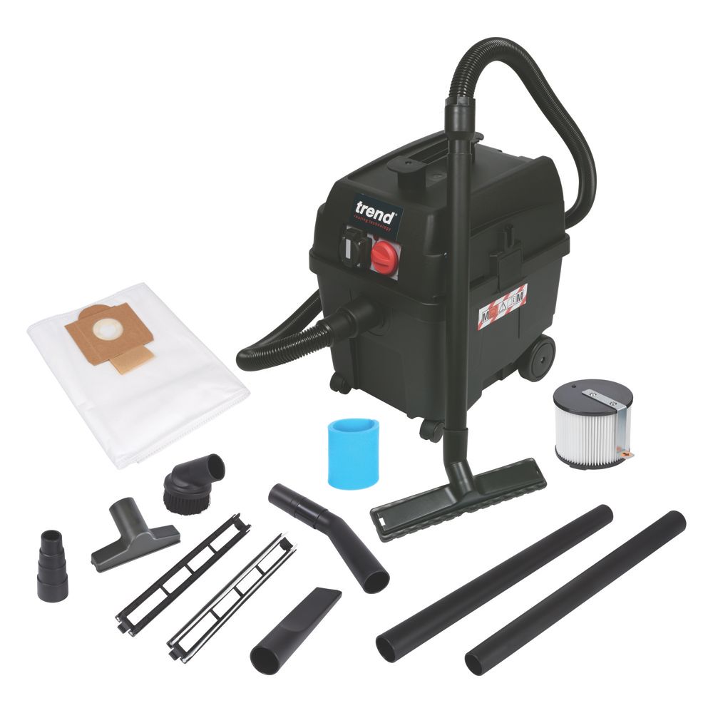 Trend T35A 70Ltr/sec Electric M Class Wet and Dry Dust Extractor 230V