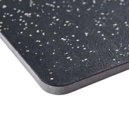 Essentials Shock Absorbing Floor Mat Black 620mm x 620mm x 12mm