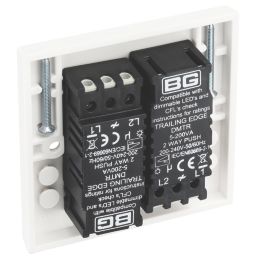 British General 900 Series 2-Gang 2-Way LED Dimmer Switch  White