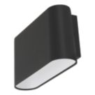 Lexco Caroli Outdoor LED Wall Light Black 23W 3500lm