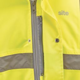 Site Shackley Hi-Vis Traffic Jacket Yellow/Navy 2X Large 60" Chest
