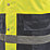 Site Shackley Hi-Vis Traffic Jacket Yellow/Navy XX Large 60" Chest