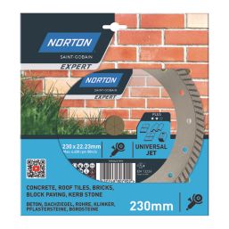 Norton Expert 70184631894 Multi-Material Diamond Blade 230mm x 22.23mm