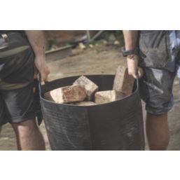 Red Gorilla  Polyethylene Tub Black 75Ltr