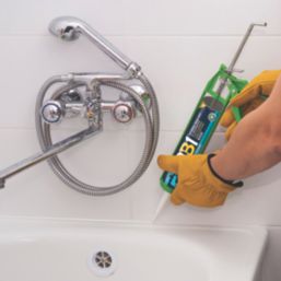 OB1 PlumbersPal  Sanitary Sealant & Adhesive White 290ml