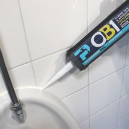 OB1 PlumbersPal  Sanitary Sealant & Adhesive White 290ml