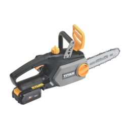 BLACK+DECKER Cordless 18V Chainsaw, 20 CM Blade + 2 Ah Battery