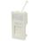 Philex Cat 6 2 Port Double RJ45 Ethernet Socket White