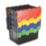Barton 77Ltr 400mm x 600mm x 400mm Black / Blue Container with Attached Lid