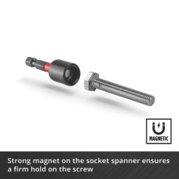 Einhell  1/4" Hex Shank Mixed Impact Driver Bit Set 39 Pieces