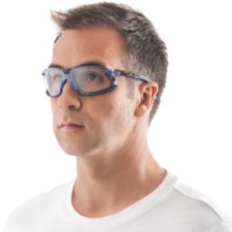 3M Solus 1000 Clear Lens Safety Specs Blue / Black