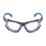 3M Solus 1000 Clear Lens Safety Specs Blue / Black