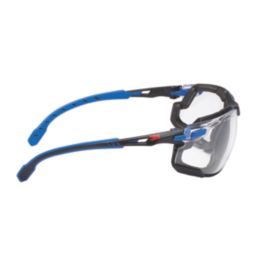 3M Solus 1000 Clear Lens Safety Specs Blue / Black