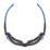 3M Solus 1000 Clear Lens Safety Specs Blue / Black