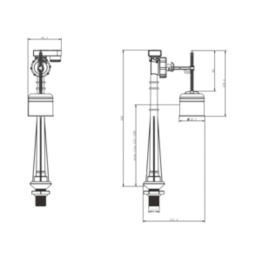 Flomasta  Bottom-Entry Inlet Valve 25mm