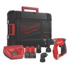 Milwaukee M12FDDXKIT-202X 12V 2 x 2.0Ah Li-Ion RedLithium Brushless Cordless 4 in 1 Drill Driver