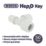 Hep2O  Plastic Push-Fit Reducing Tee 22mm x 15mm x 22mm