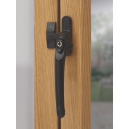 ERA  Right-Handed Cockspur Window Handles  Black 3 Pack